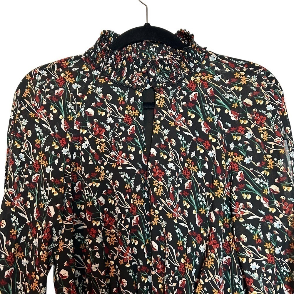 Rachel Rachel Roy Key Hole Floral Fully Lined Fit & Flare Dress - Picture 10 of 15